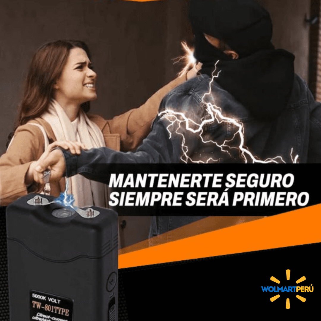 ELECTROSHOCK LINTERNA AUTODEFENSA PARA SEGURIDAD DE 30000K VLT